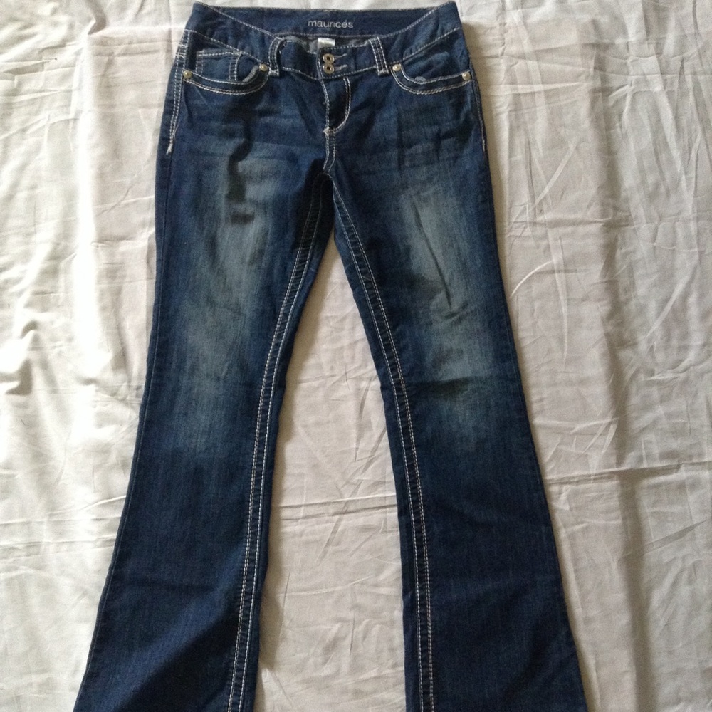 Maurices Flare Cut Jeans 7/8 Regular
